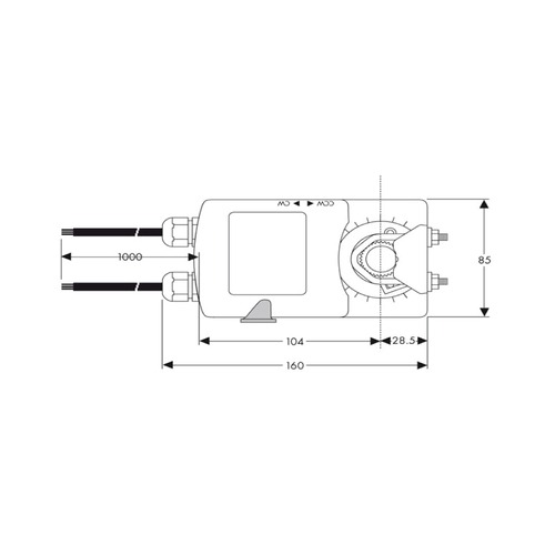 NACM 5Nm / 10Nm Modulating Control Actuator - Image 2