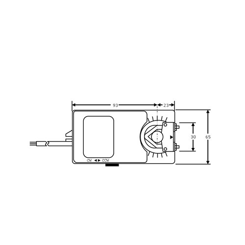 NACA 2Nm / 5Nm 2-Point & 3-Point On-Off Control Actuator - Image 3